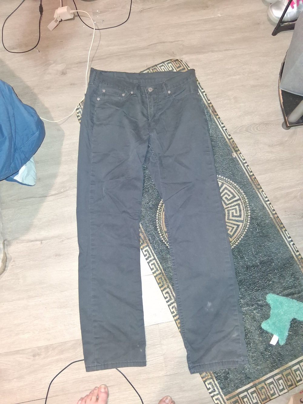 Levi's 514 Straight Fit Jeans Men's 30x30 Charcoal Gray EUC 2015